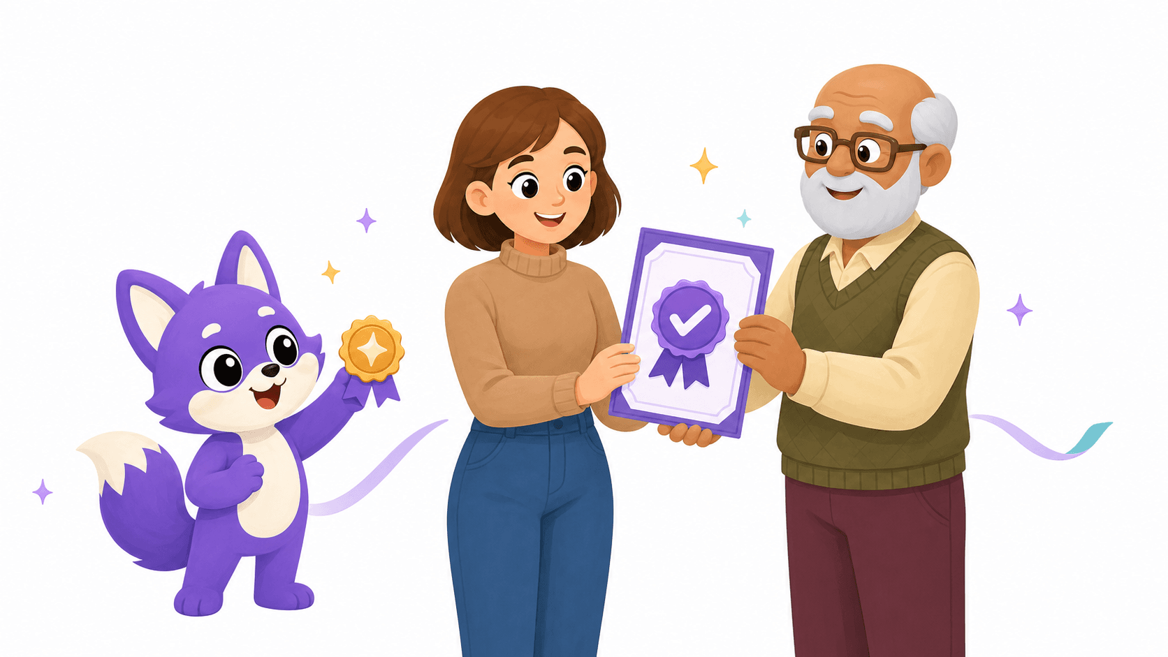 Герои Mindo получают сертификат знаний